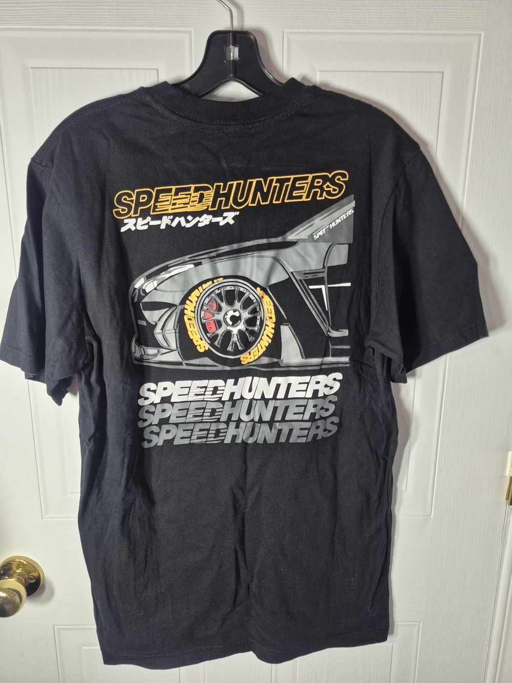 Speedhunters Car Culture Graphic Tee Shirt Black - Fits Like Men's Large